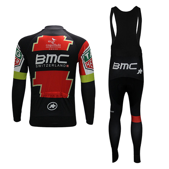 Abbigliamento BMC 2017 Manica Lunga e Pantaloncino Con Bretelle rosso e verde - Clicca l'immagine per chiudere